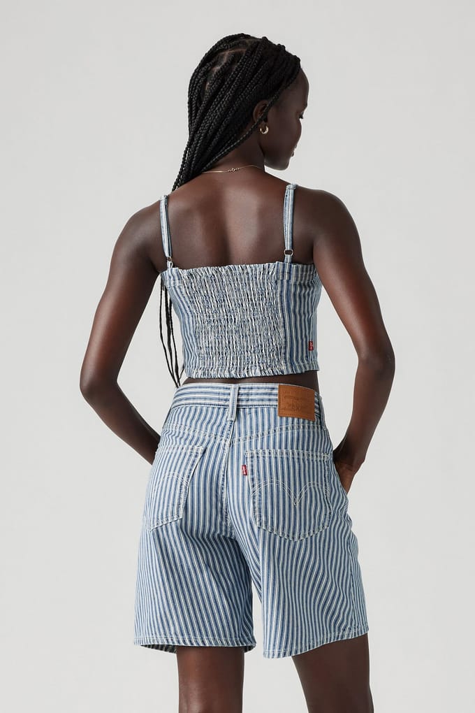 Levi's Jadine Denim Cami Tank Mischa Stripe Größe: L | Tanktops Outlet | Damen | Blau