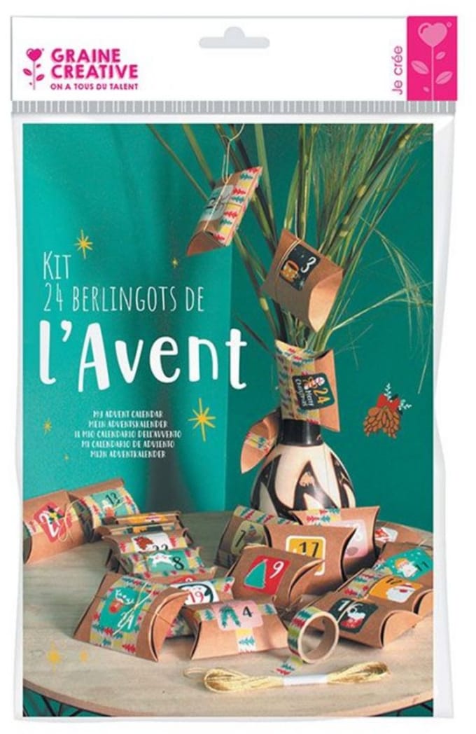 Graine Creative adventkalender knutselset - kerst aftellen speelgoed.