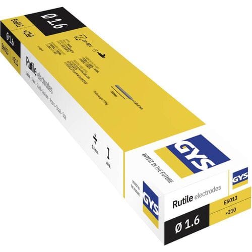 GYS Laselektrode 210 stuk(s) (Ø x l) 1.6 mm x 300 mm 40 A (max.)