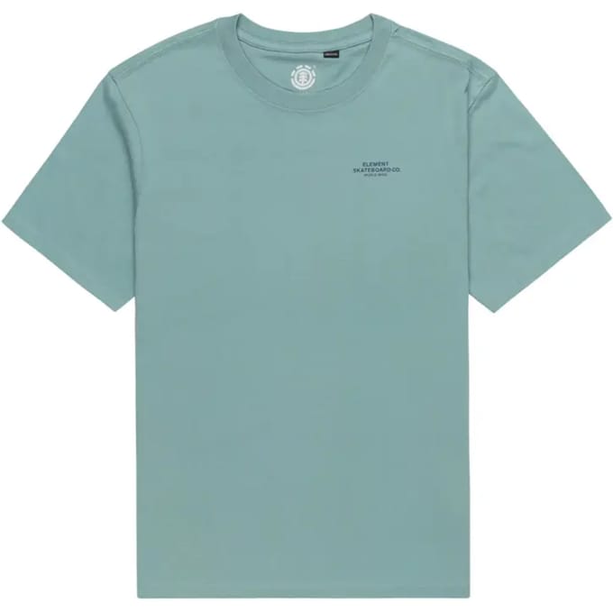 Element Skateboard Co T-shirt Met Korte Mouwen Blauw S Man