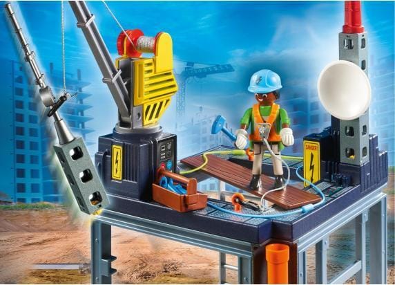 PLAYMOBIL Starterpack City Action Bouwplaats met lier - 70816