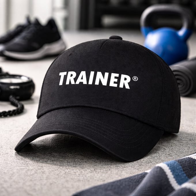 Trainer Cap - 5 Panel - 100% Katoen