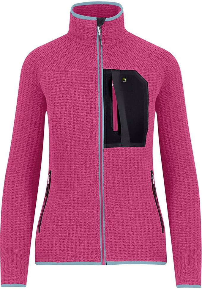 Karpos Rocchetta Evo Fleece Met Volledige Rits Roze S Vrouw