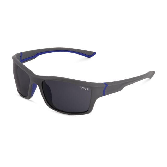 SINNER - cayo mt grey/blue-smoke - Zonnebril heren - Grijs
