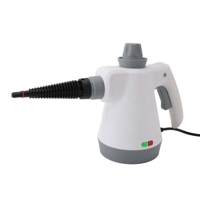 Handstoomreiniger met Meerdere Spuitmondstukken Multifunctionele Draagbare Stoomreinigingsmachine white