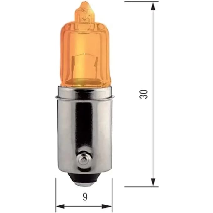 Halogeen motorfietslamp Bosma HY