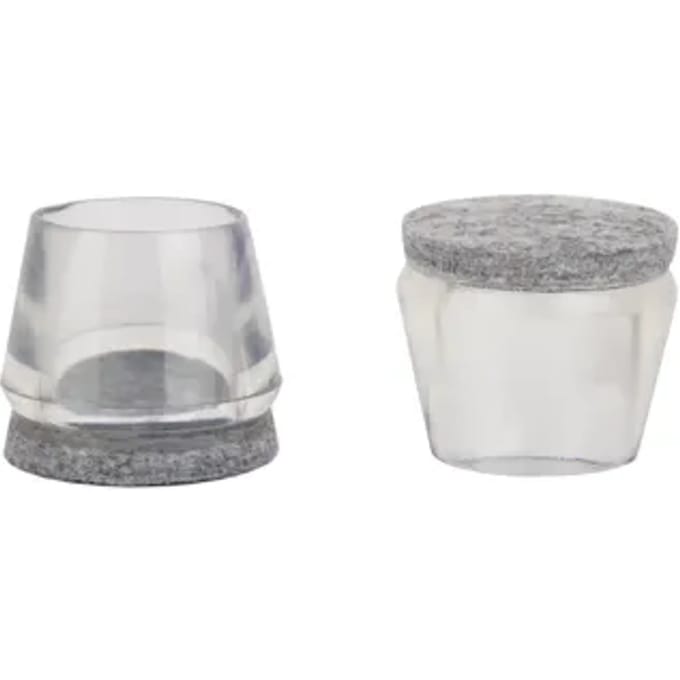 Fix-o-moll Pootdoppen Vilt Flex Transparant 25-28 4 St