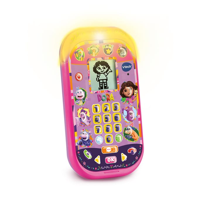 VTech Dora de ontdekkingsreiziger interactieve smartphone - meerkleurig