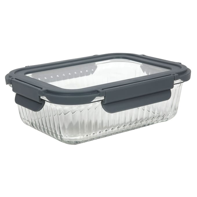 PLAT DE CUISSON EN VERRE RÉSISTANT À LA CHALEUR 1L AVEC COUVERCLE