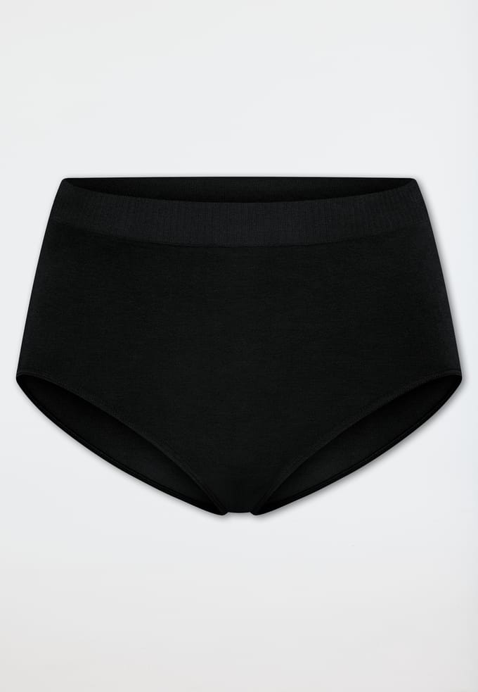 Naadloze retro-slip, zwart - Classic Seamless M
