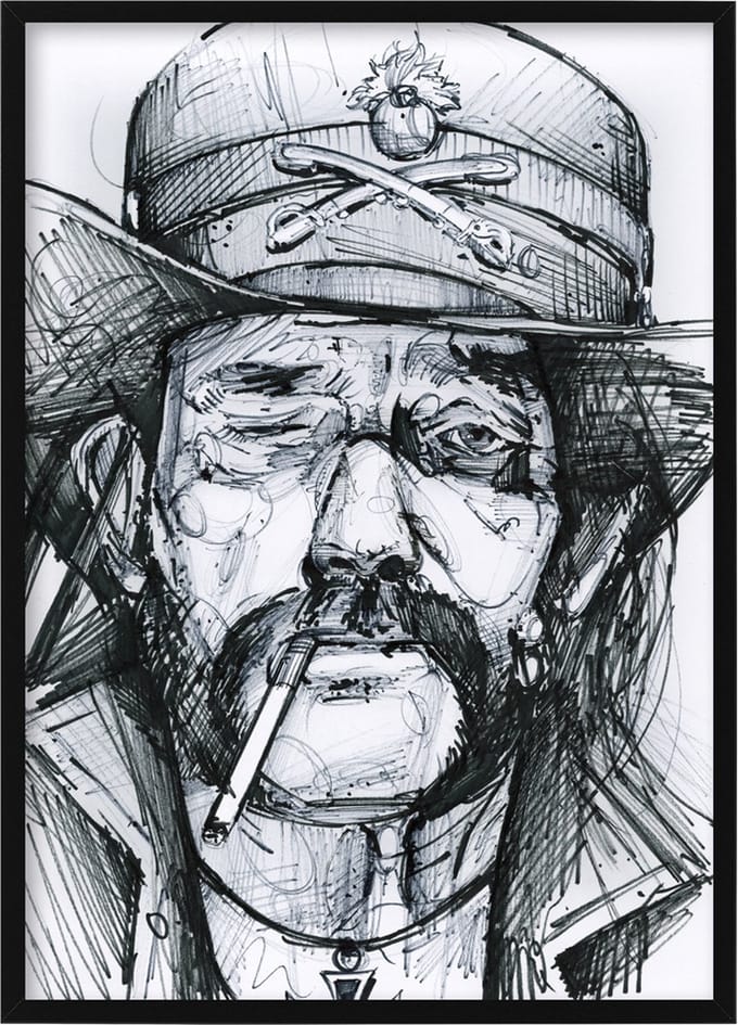 Lemmy Kilmister - canvas - 70 x 100 cm