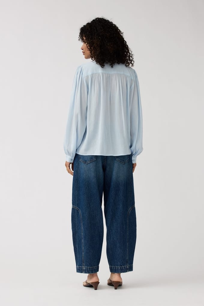 Alchemist Blouse Lux Faded Blue Taglia: 36 | Maglie a manica lunga Outlet | Donna | Blu