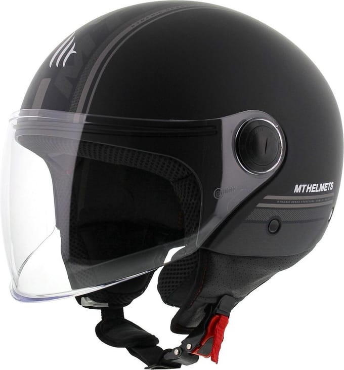 Helm MT Street Entire mat zwart maat S