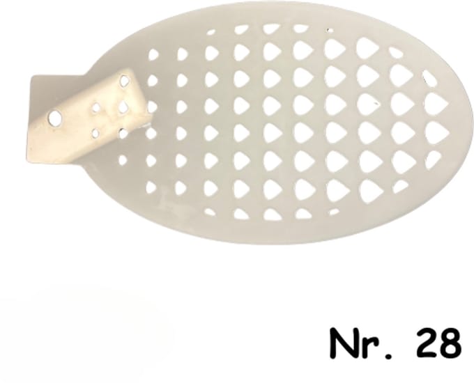 Schminksjabloon - diamantjes klein groot (nr. 28) - 12 cm