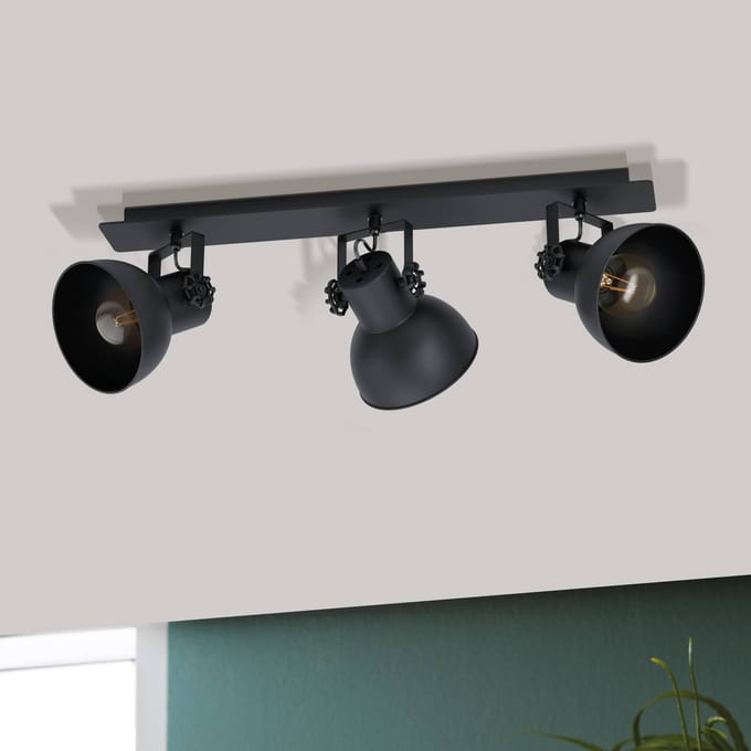 EGLO Barnstaple 1 Spot - E27 - 75 cm - Zwart