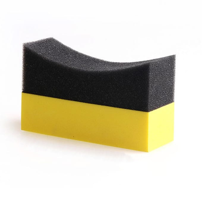 Banden Dressing Applicator Pad Banden Glans Polijst Spons Pad Auto Detailer Schuim Spons Tool black