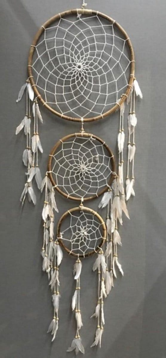 Dromenvanger handgemaakt Ibiza style doorsnede ca 55, 35 en 25 cm
