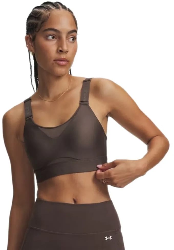 Under Armour Infinity High 2.0 Sportbeha Met Hoge Impact Bruin XL / D-DD Vrouw