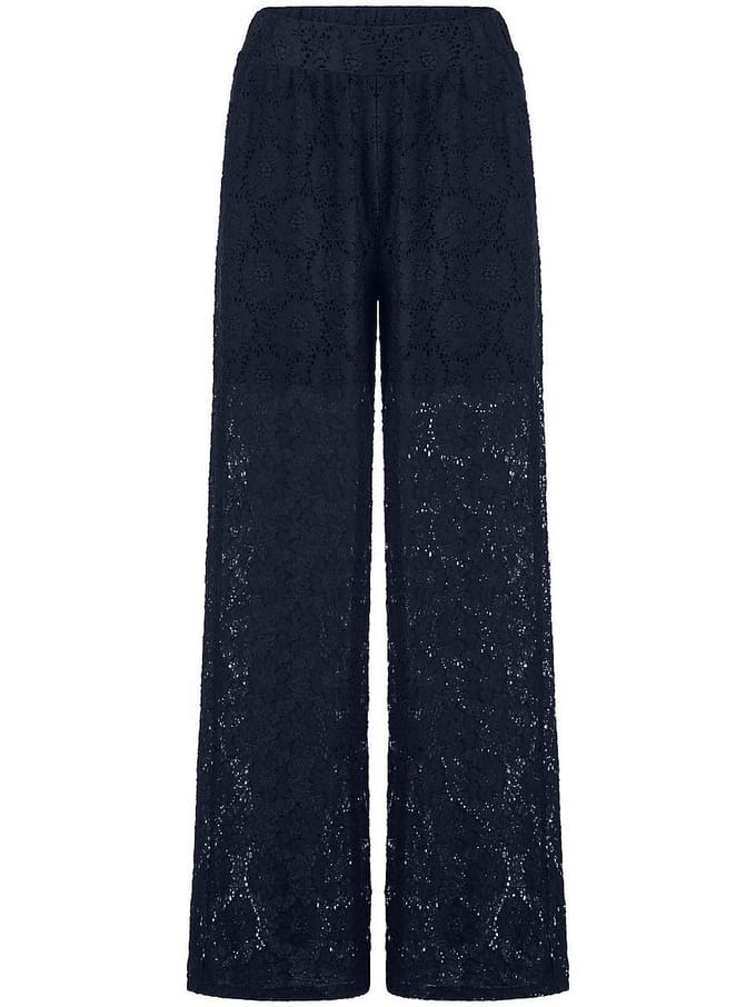 Wijde broek Van Peter Hahn blauw