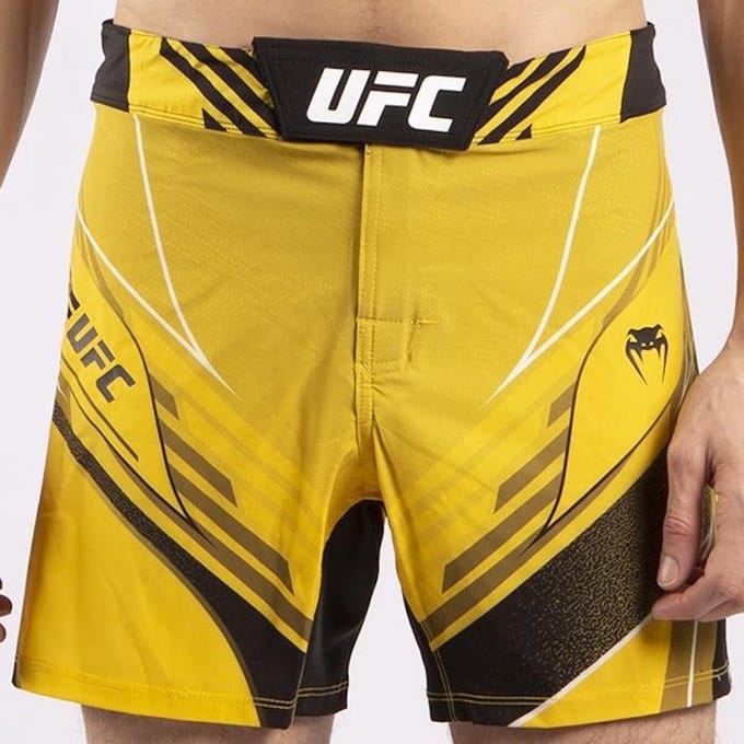 UFC x Venum Pro Line Heren Fight Shorts Geel