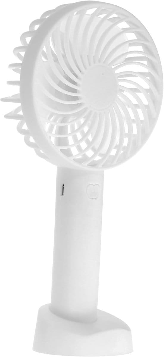 VHV - Bureauventilator - usb bureauventilator - USB oplaadbaar, met LED verlichting - voor kantoor, slaapkamer, thuiswerken