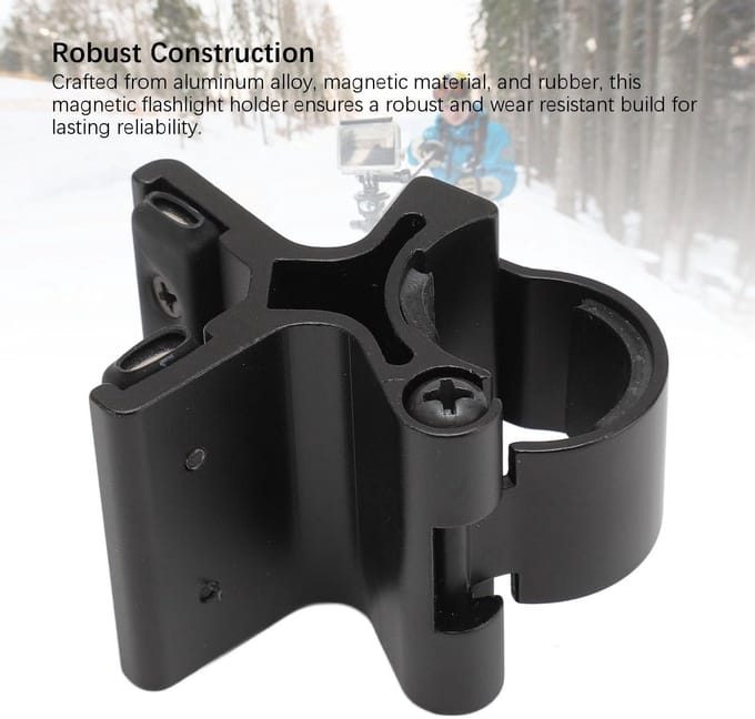 Dailygoods - Magnetische Zaklamphouder voor Fietsen met Snelsluiting
