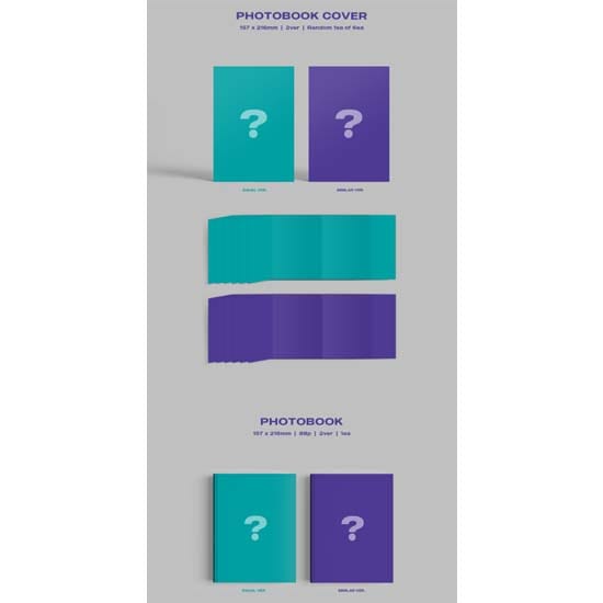 JUST B 3ème Mini Album '= (NEUN)' Random Ver gray