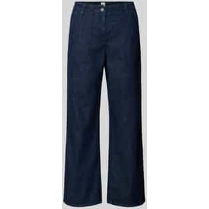 Brax Dames Culotte  Style MAINE S CLEAN DARK BLUE, denim donkerblauw, maat 42
