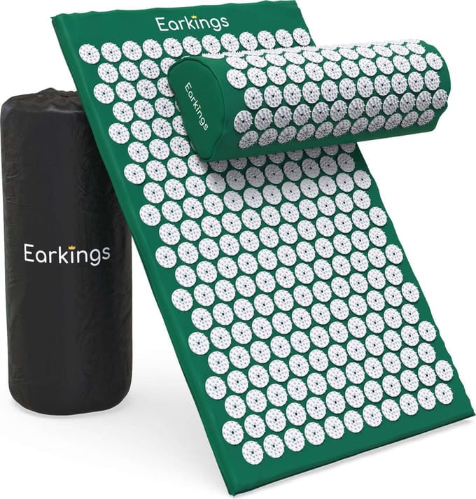 Spijkermat met kussen en met Opbergtas - 8000+ punten - Groen