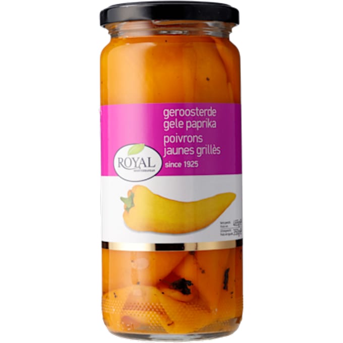 Geroosterde gele paprika