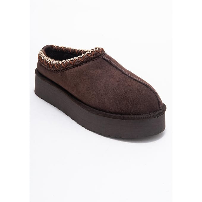 Avelia Leren Winter Pantoffels
