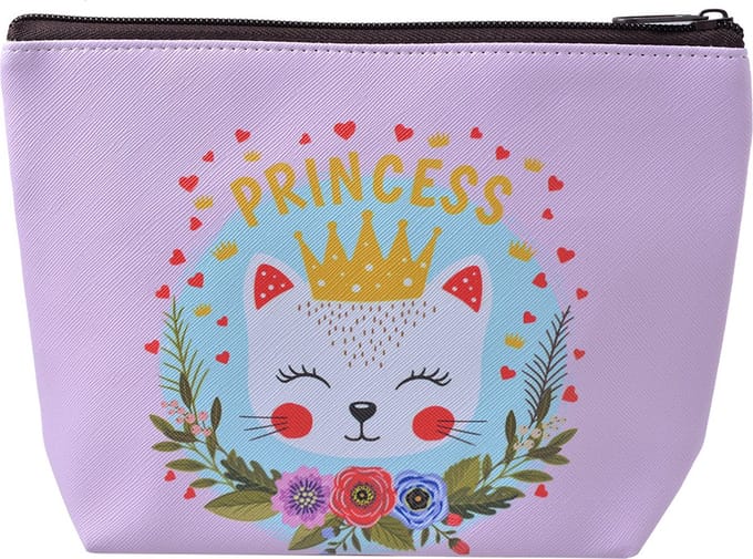 Juleeze Toilettas Dames 22x15 cm Roze Polyester Kat