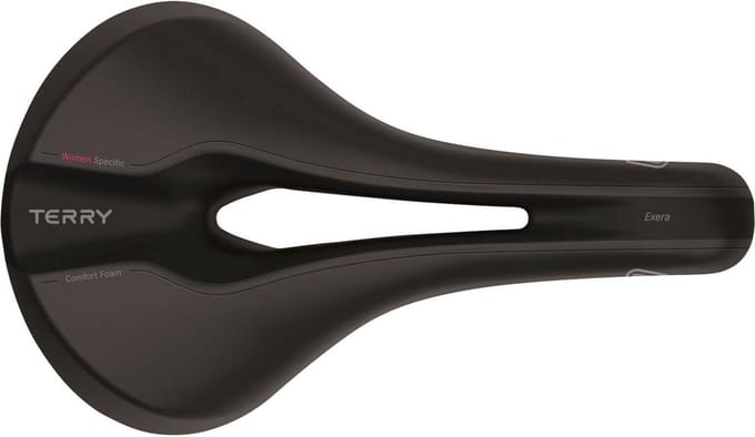 Terry zadel Butterfly Exera dames zwart - ZDT700