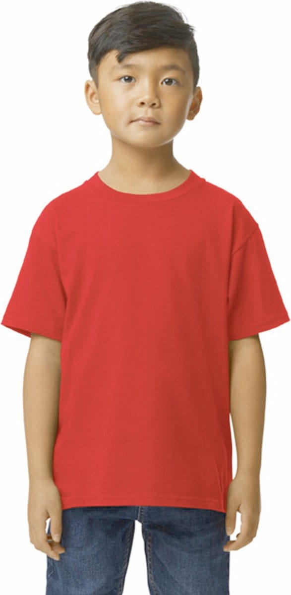 Gildan - Softstyle® Midweight Youth T-Shirt - Red - XS (104/110)