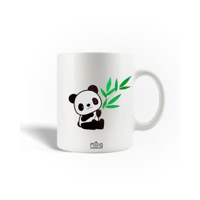 Mug - Petit Panda - Céramique - 30cl - Compatible lave-vaisselle - Blanc