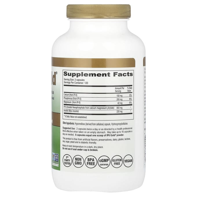 Ip-6 International, Ip6 Goud, Formule voor Immuunondersteuning, Groentecapsules 240