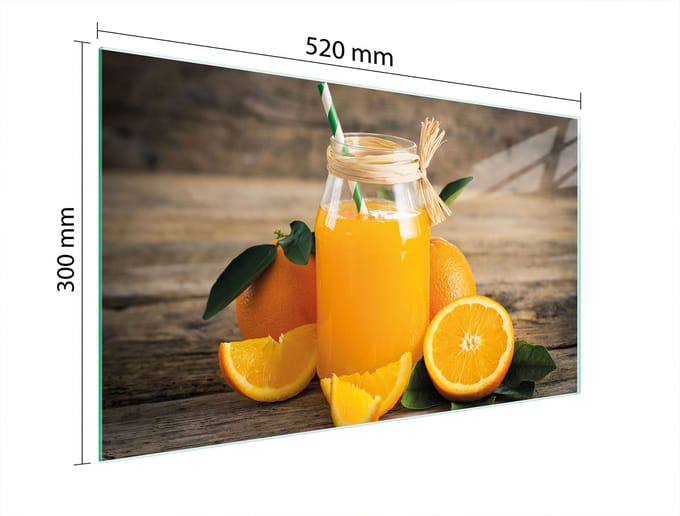 TMK ArtDeko - Snijplank - Glas - 52x30 cm - Antislip