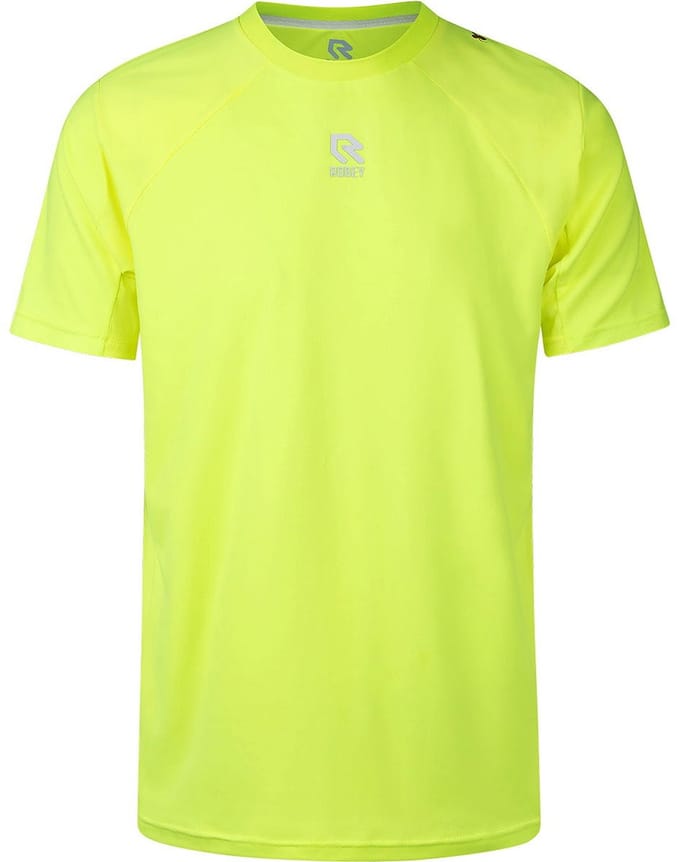 Robey Tennis Ace Tee Kinderen - Fluogeel | Maat: 128
