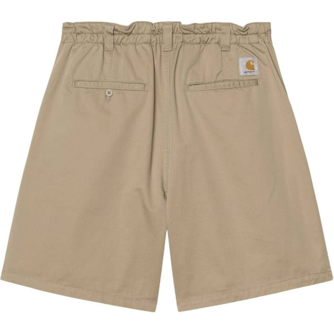 Carhartt Wip Marv Kort in katoen met elastische taille - Iroko steen gewassen