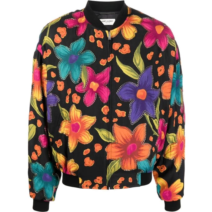 Teddy Fleurs crêpe jasje