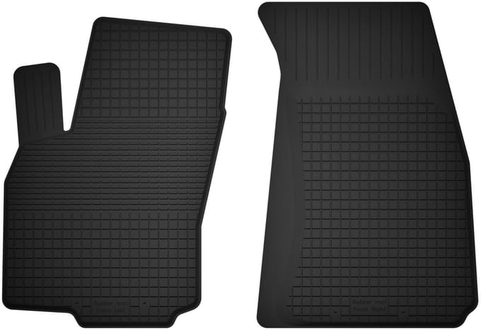 Wielganizator BasicProtect Serie - Rubber Automatten - Nissan Navara IV - 2014 - Antislip - 1,5 cm Rand