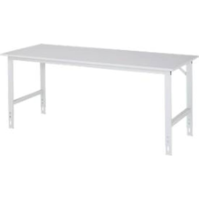 Werktafel, melamine blad, B 2000 x D 800 x H 760-1080 mm
