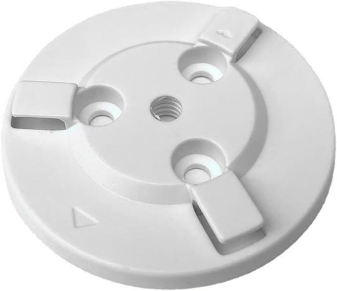 Camera Beugel - Muurhouder - Beveiliging Binnen Buiten - Stabiele Constructie - 56 mm Diameter - Wit