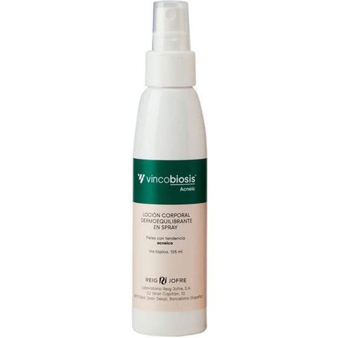 VINCOBIOSE ACNEIC dermo-balancerende bodylotion in spray 125 ml