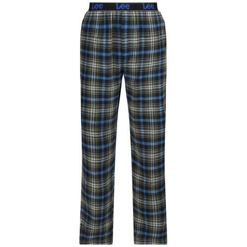 LEE Lounge Pants Colorado - antraciet/blauw - geruit - L