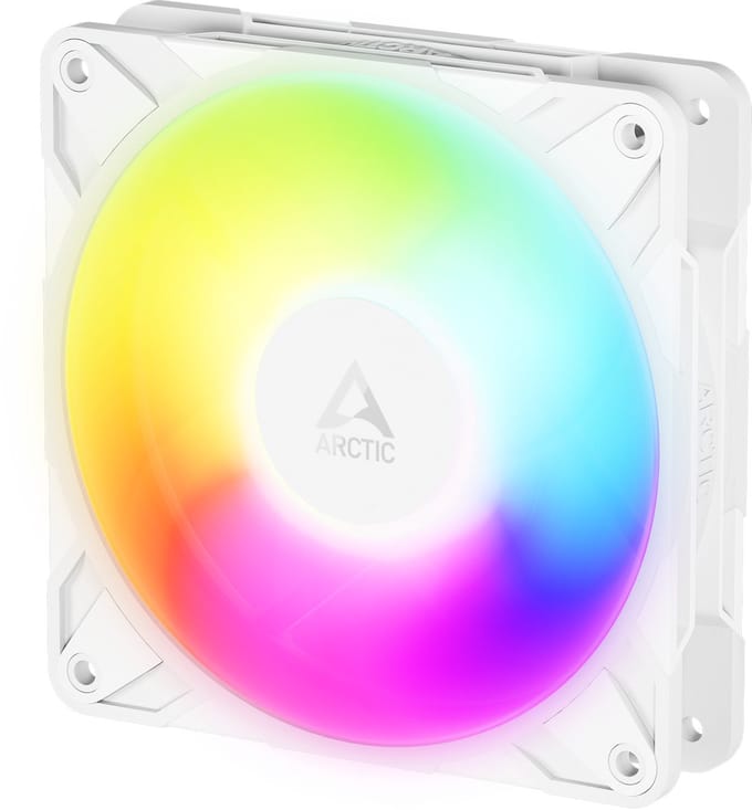 Arctic P12 Pro Reverse A-RGB (White) - Case ventilator - 120mm - Wit