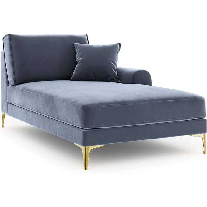 Chaise longue Madara rechts velvet | Mazzini Sofas