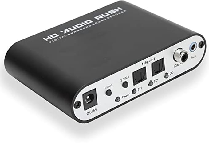 DTS Dolby Converter 4K Audio Extractor - HDMI Audio Decoder voor 5.1 Kanaals Uitgang