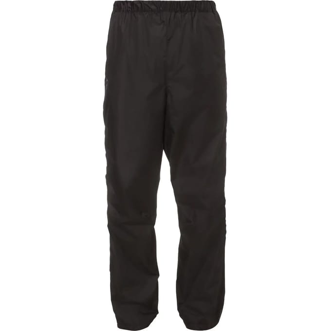 Vaude Men's Fluid Full-zip Pants II, regenbroek, heren, zwart