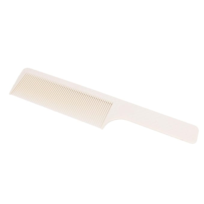 Scheerkam Professioneel Ergonomische Haar Kam voor Alle Types Kappers Kappers Knippen Wit wit